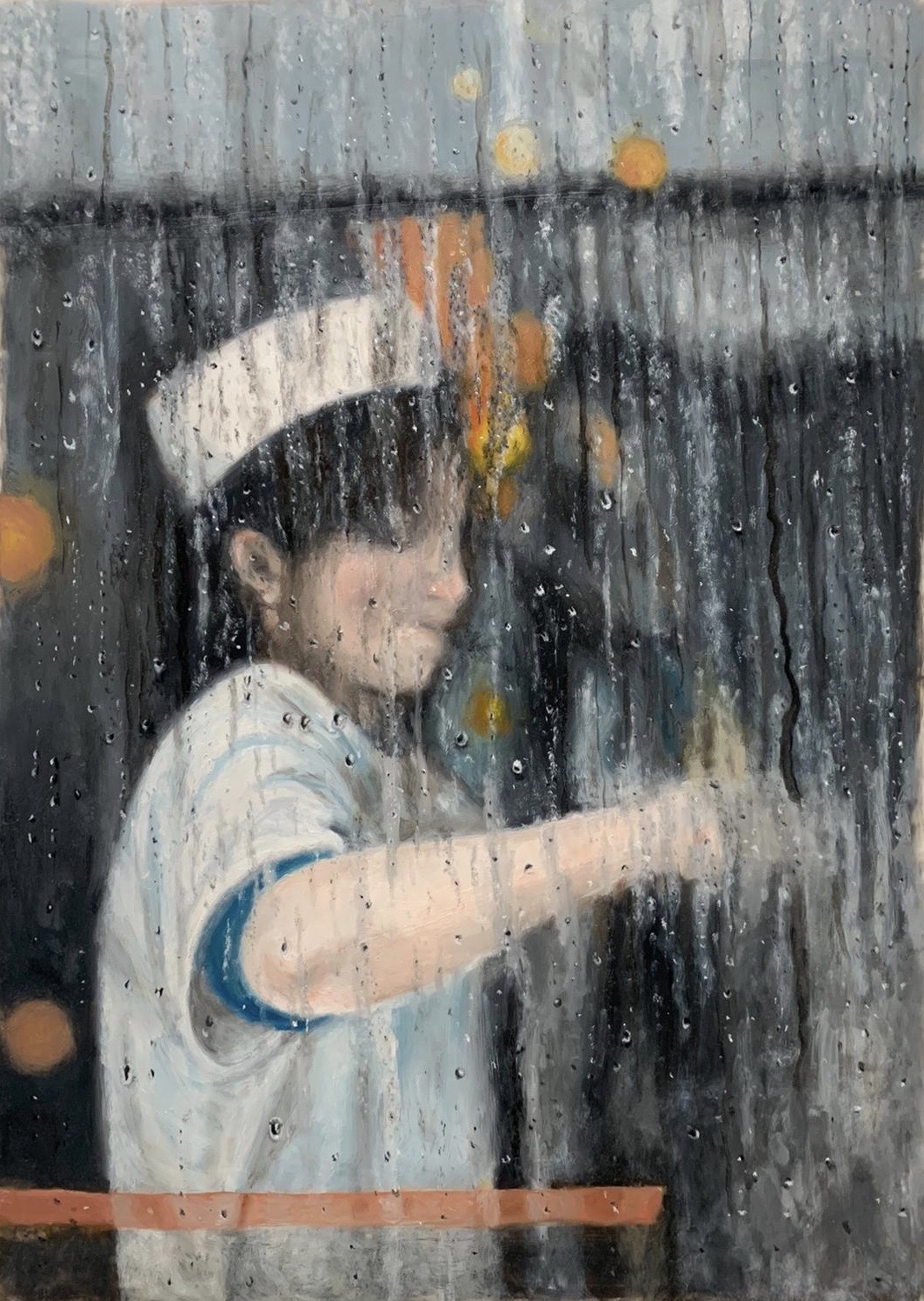 Chef behind the window